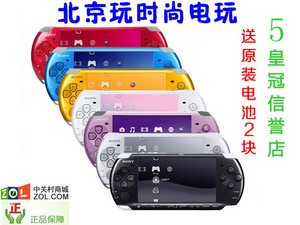 索尼 PSP-3000(PSP-3006) 钢琴黑_玩时尚电玩